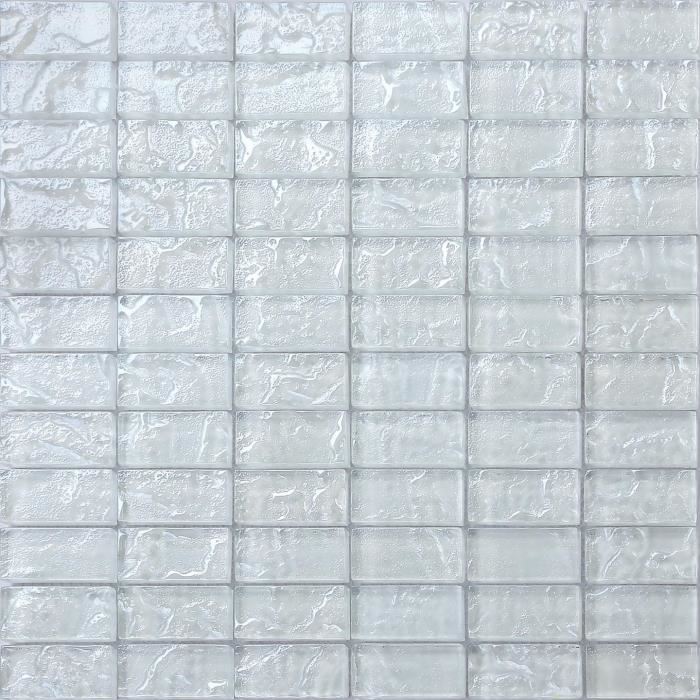 1 M2 Carrelage Mosaique En Verre Verre De Mosaique Blanche Avec Lava Effet Texture 30x30cm Mt0118 Achat Vente Carrelage Parement 1 M2 Carrelage Mosaique En Cdiscount