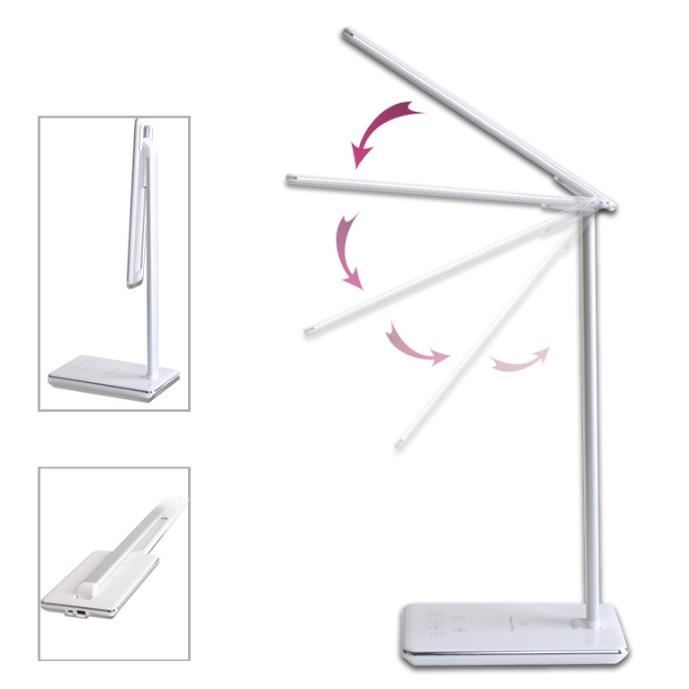Lampe de chevet LED murale Type-C Chargeur USB Interrupteur tactile Lampe de lecture Tête de lit Couleur changeante Dimmable | Leroy Merlin