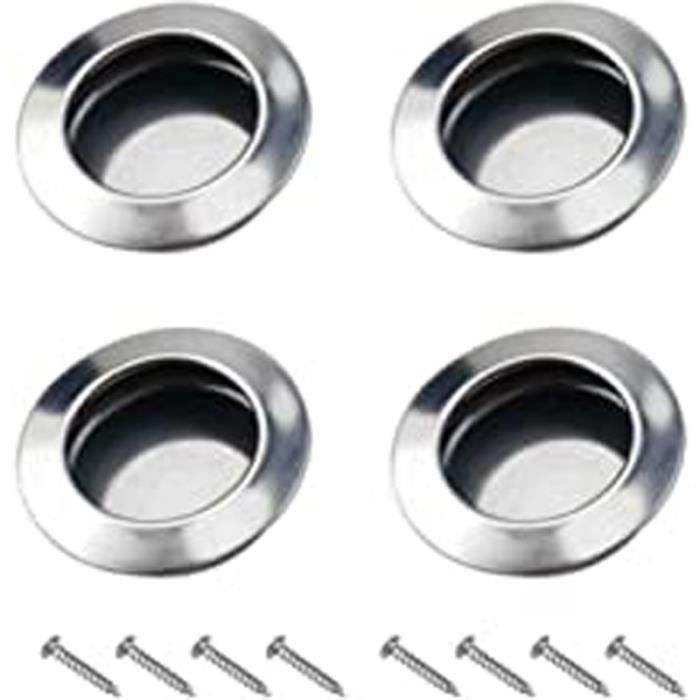 Poignée Encastrée Ronde Poignée Pour Porte Coulissante En Inox Tiroir ...