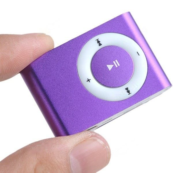 Cadeau entreprise original - Lecteur MP3/MP4 16 Go violet
