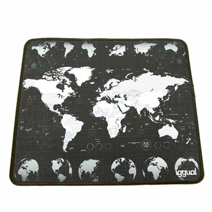 Tapis De Souris Iggual IGG317310 – Antidérapant, Rebords Cousus - vue 4