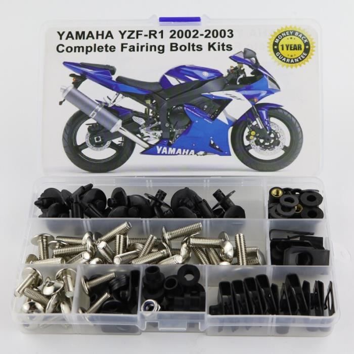 Kit De Vis De Carénage Pour Yamaha YZF-R1 1999-2003 - Boulons Moto