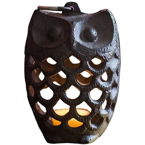 Bougeoir Décoratif Forme Animal – Hibou, Loup, Corbeau (style Gothique Vintage, Pour Bougies Chauffe-plat)