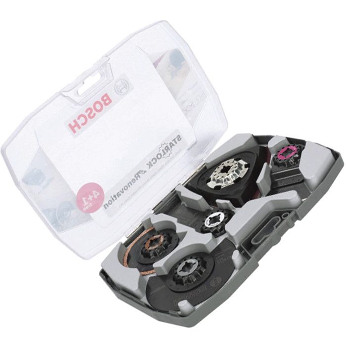 Coffret de 5 Starlock pour bois métal et matériaux abrasifs outils multifonctions accessoires Accessoires et entretien