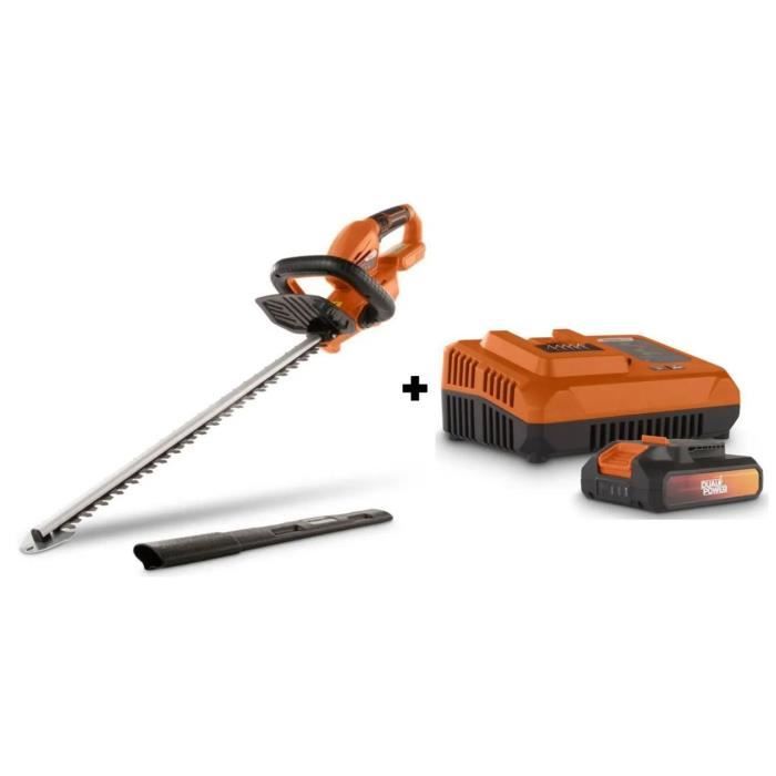 Yard Force LH C45 Taille-haie Sans Fil 20 V Multicolore - Jardin