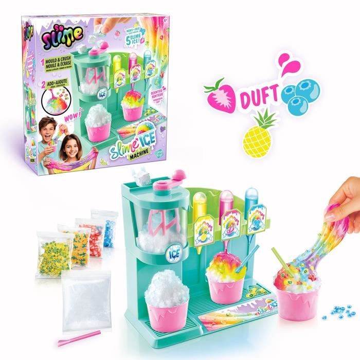 Canal Toys SO SLIME DIY Slime Ice Machine Avec 1 machine 3 colorants parfumés des accessoires et décorations SSC 310