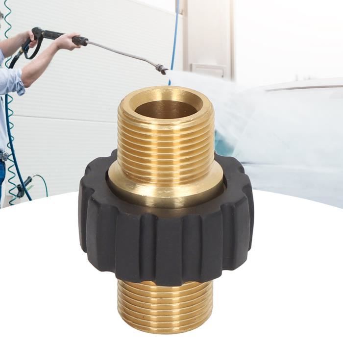 Adaptateur Raccord Rapide 6,35 Mm Pour Nettoyeur Haute Pression - Filetage Femelle BSP 1/4 (G1/4) - En Laiton Doré Durable - 4