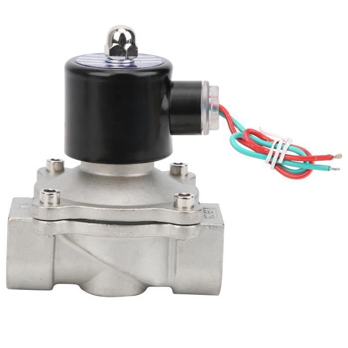Électrovanne En Laiton 2W-250-25J - DC12V, Normalement Fermée, Filetage PT1'' - Pour Eau, Systèmes D'irrigation