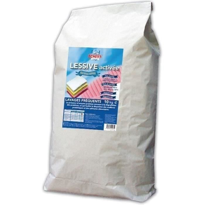 Lessive activée professionnelle sans phosphate - 10 Kg
