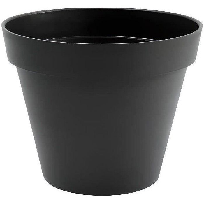 EDA Pot de fleurs Rond - Ø 48 cm - Toscane - 43 L - Intérieur/Extérieur - Ø 475 x H.40 cm
