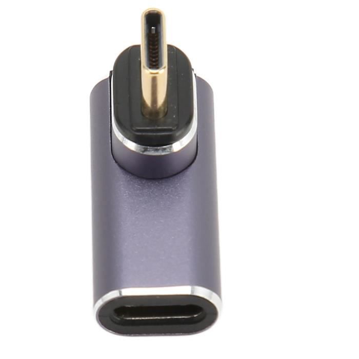 EIF Adaptateur Magnétique à 90 Degrés USB C Adaptateur Magnétique à