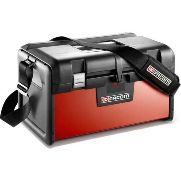 Facom BP.C16NPB Boîte à outils vide plastique rouge, noir
