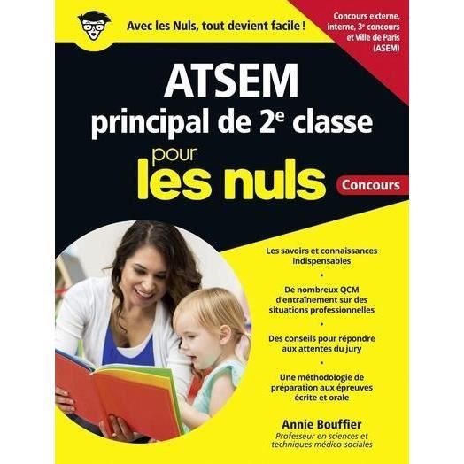 Livre Atsem Principal De 2e Classe Pour Les Nuls Concours Achat Vente Livre Parution Pas Cher Cdiscount