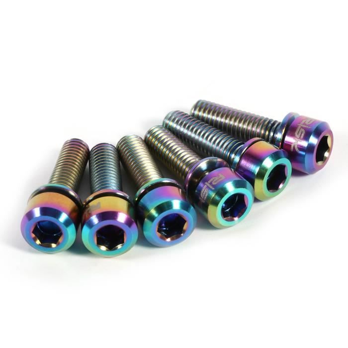 Kit Bouchon De Valve Et Entretoises Pour Vélo – Aluminium Noir – Diamètre 1 1/8 – Neuf (Wolf Tooth)