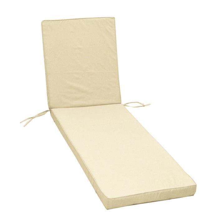 JARDIN PRIVE Coussin bain de soleil MONTE CARLO 185 x 55 x 6 cm