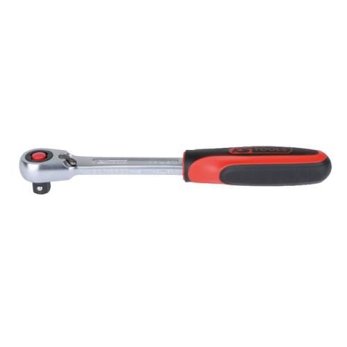 Cliquet réversible KS TOOLS Ultimate - Tête extra-plate - 3/8 pouces - 195 mm - 920.3800