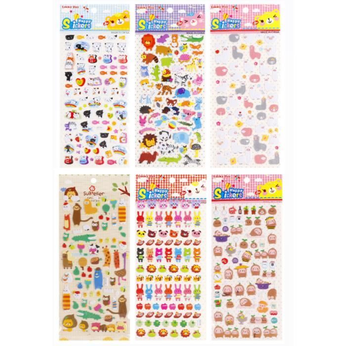 Kit Gommettes Enfant Licorne – Estampeuse + 300 Autocollants + Carnet 24 Pages, Activité Créative 3-7 Ans
