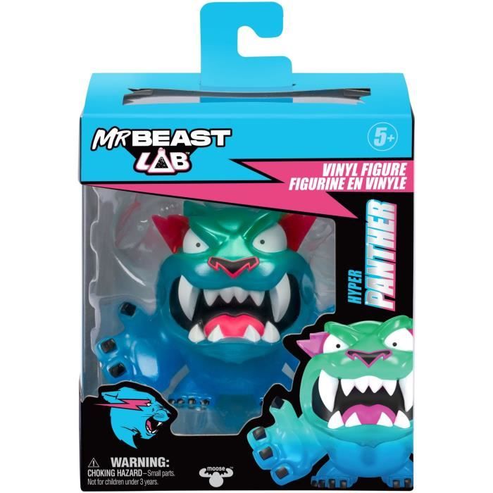 Figurine Vinyle MOOSE TOYS Panthère Camo Mr. Beast Lab 8 8 cm Collection