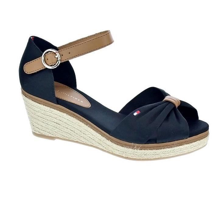 sandale talon tommy hilfiger