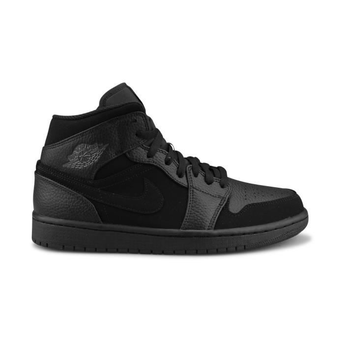 Nike Air Jordan 1 Mid Noir NOIR - Cdiscount Chaussures