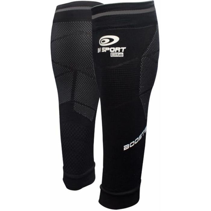 Manchon de compression Booster Elite EVO2 BV Sport - Noir - Homme - Rugby