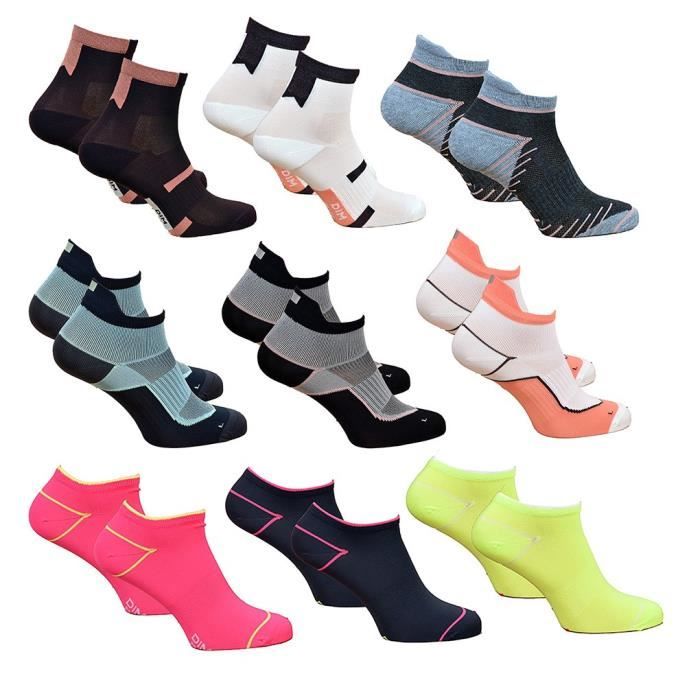 Chaussettes DIM Sport Anti choc et respirante -Assortiment modèles