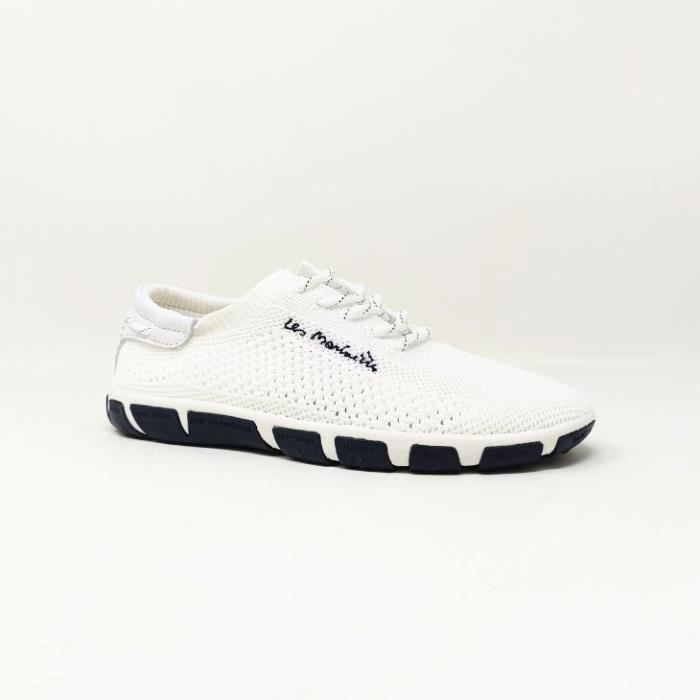 TBS FRANCE TBS BASKET TENNIS JAZARIA FLYKNIT BLANC - JAZARIA-A7007____BLAN____41