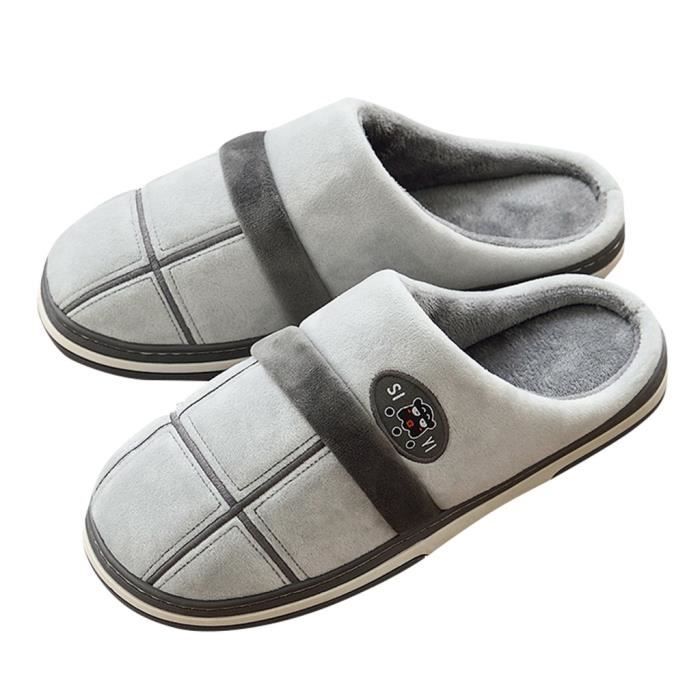 Chaussons homme grande taille clearance