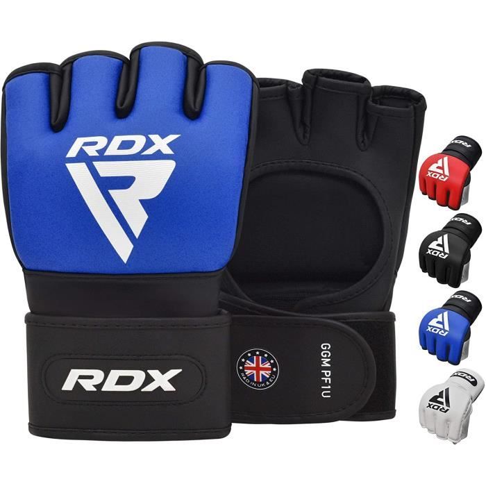 Gants MMA RDX, gants UFC pour le grappling, gants de boxe pour sparring, gants de combat en cage, bleu