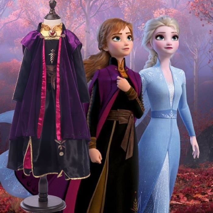 Déguisement Anna pour enfants - FINDPITAYA - La Reine des Neiges 2 - Violet  - Fille - Cdiscount Jeux - Jouets