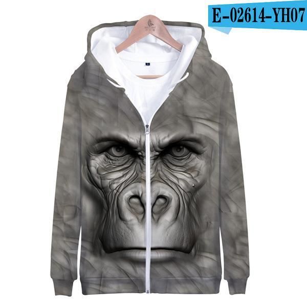 Sweat à Capuche My Hero Academia Zipé - Impression 3D Anime - Homme, Femme, Enfant - Taille XXS à 4XL - Veste Sport Décontractée