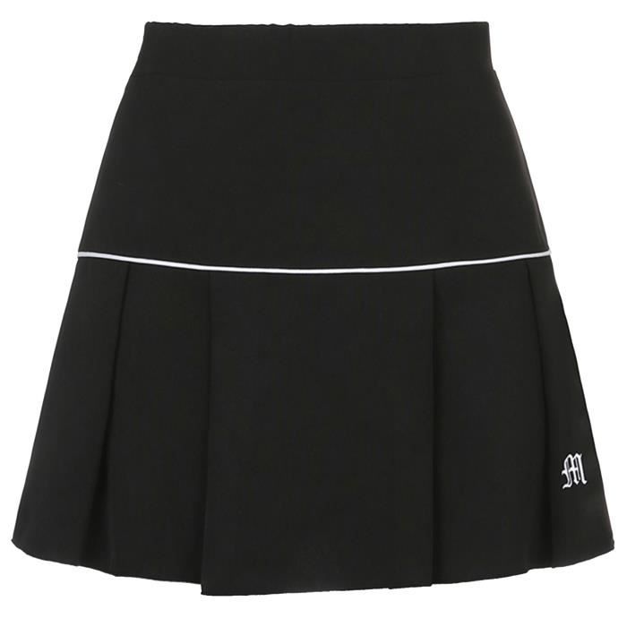 Robe à Bretelles Brodée Rilakkuma Pour Fille - Style Collège Mignon En Coton/Lin - Jupe Mi-Longue - 3