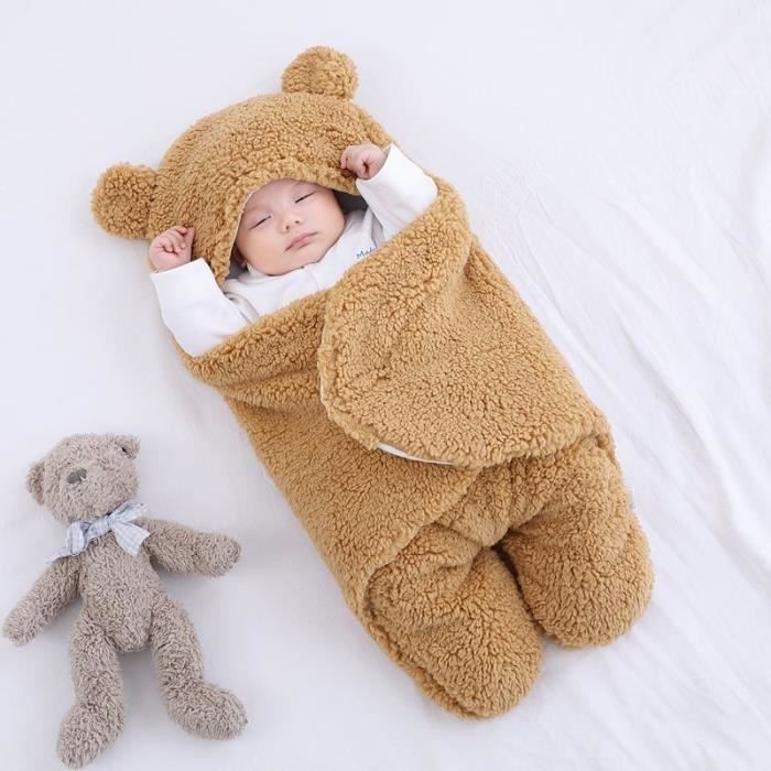 Gigoteuse Bebe Nid D Ange Naissance Unisex Chaud Sac De Couchage En Polaire Brun Cdiscount Puericulture Eveil Bebe