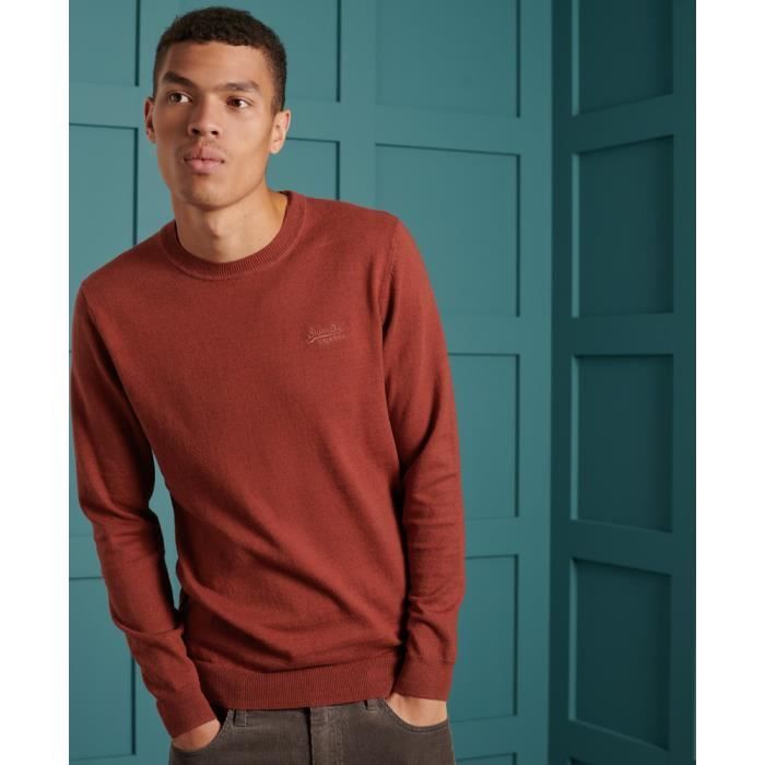 Pull col ras du cou Superdry Orange Label poussiere orange arizona Poussiere orange arizona Cdiscount Pret a Porter