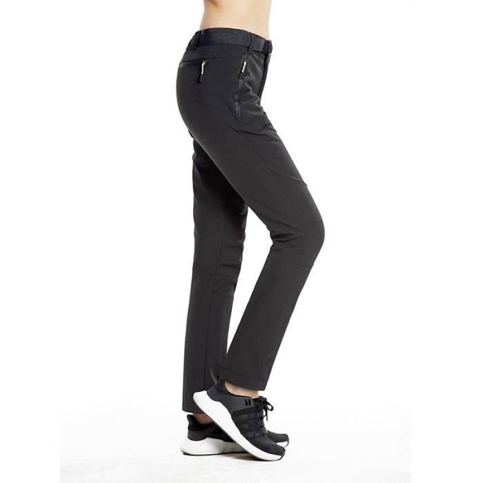 Pantalon Softshell Femme Imperm able Hiver Chaud Doubl Polaire