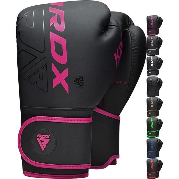 Gants De Boxe RDX Enfants - Cuir Maya Hide - Pour Muay Thai/Kickboxing - Protection Optimale