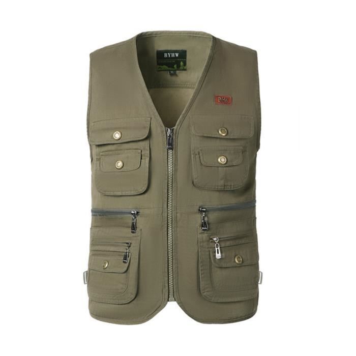 Gilet sans online manche coton homme