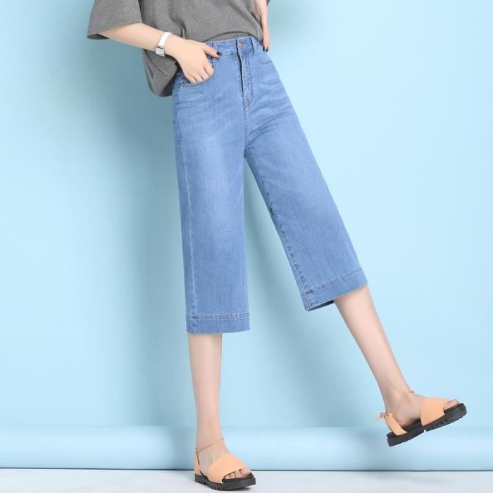 Pantacourt jean femme grande taille shop