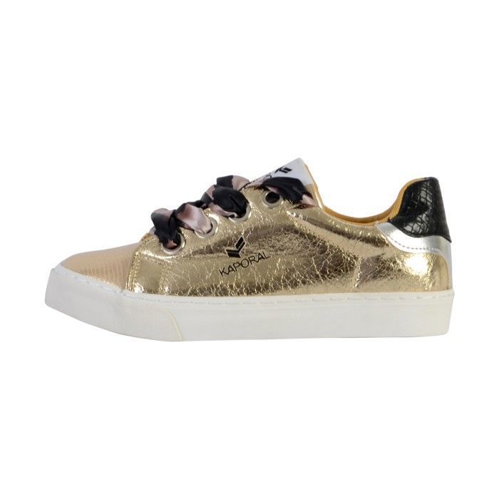 Kaporal Basket - KAPORAL - Severine - Jaune - Lacets - Plat