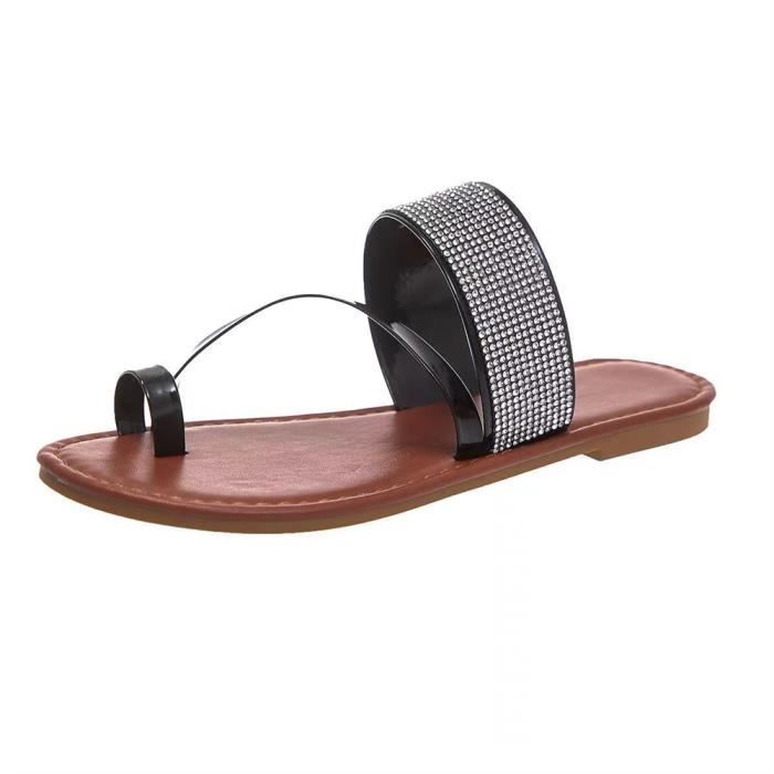 Sandales Femmes Mules t Tongs Boh me Claquette Bout Ouvert Flip