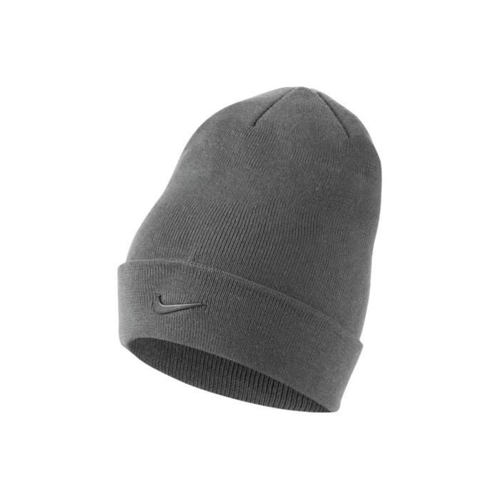 Bonnets NIKE Cuffed Beanie Gris Cdiscount Pr t Porter