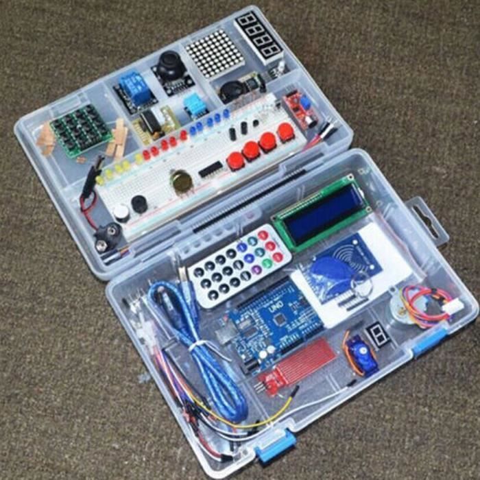 RFID Arduino-Compatible Carte UNO R3 Starter Kit De Démarrage,Le Plus Complet Mode Projet d'emploi Kit d'apprentissage