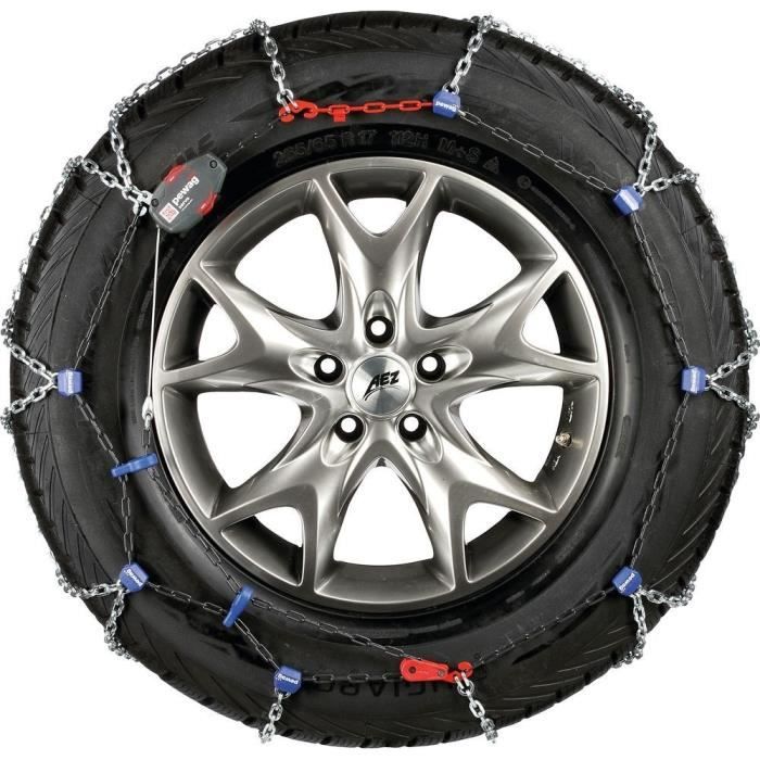 Lot de 2 chaînes à neige antidérapantes pour pneus de voiture, SUV, camions - Auto
