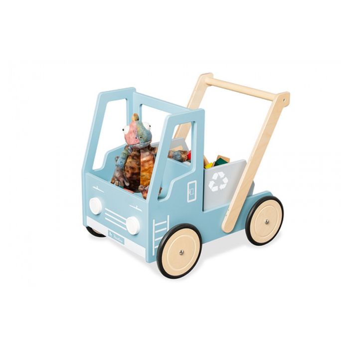 Chariot de marche - Pinolino - Kipplaster Fred - Bois laqué - Multicolore - 12 mois à 6 ans