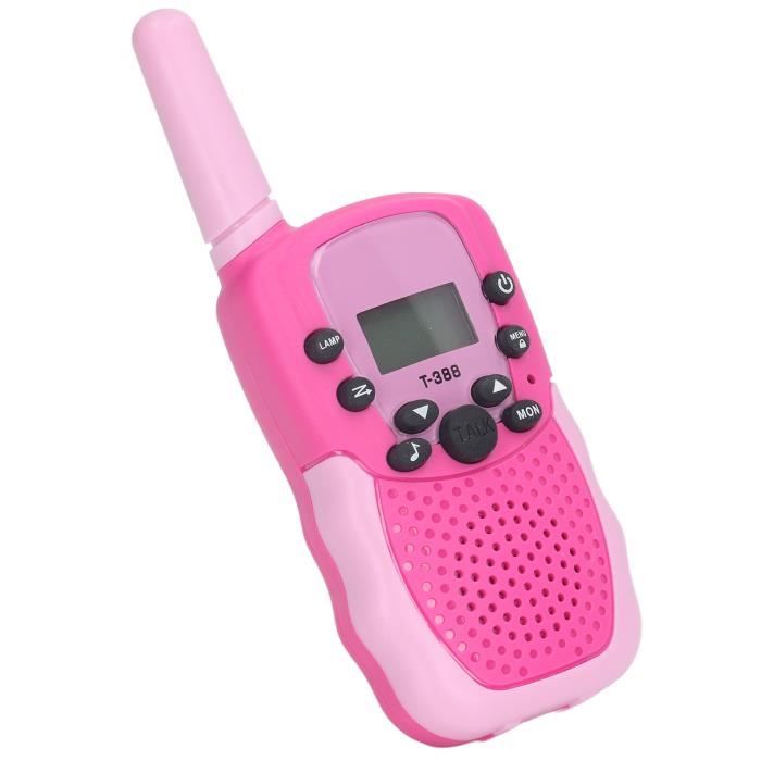 Pwshymi jouet talkie-walkie Talkie-walkie pour enfants, lampe de poche LED  rétroéclairée, activités jouets jouet Rouge Rose - Cdiscount Jeux - Jouets