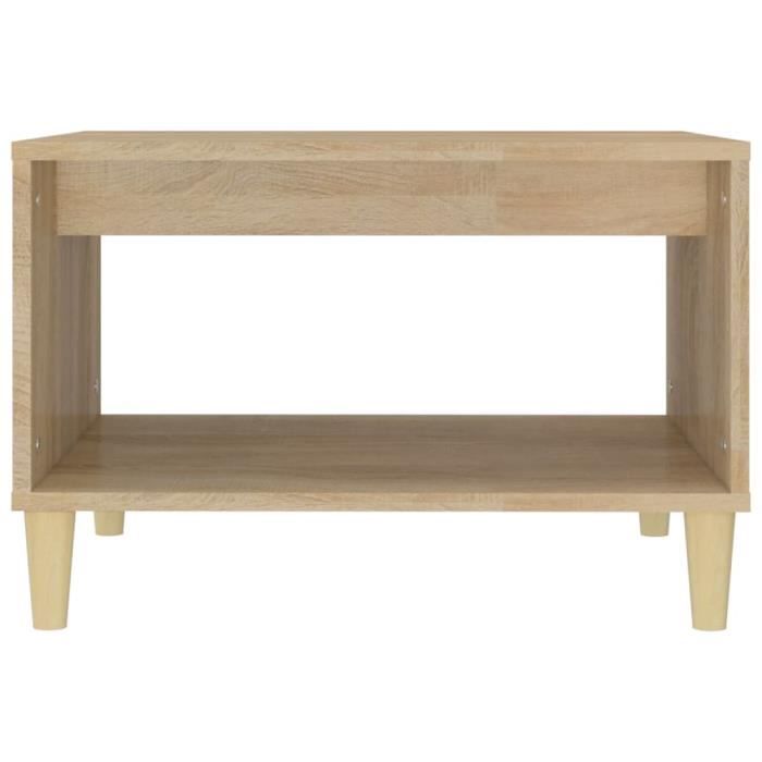 ABB Table basse Chêne sonoma 60x40x50 cm Bois d'ingénierie - Qqmora ...