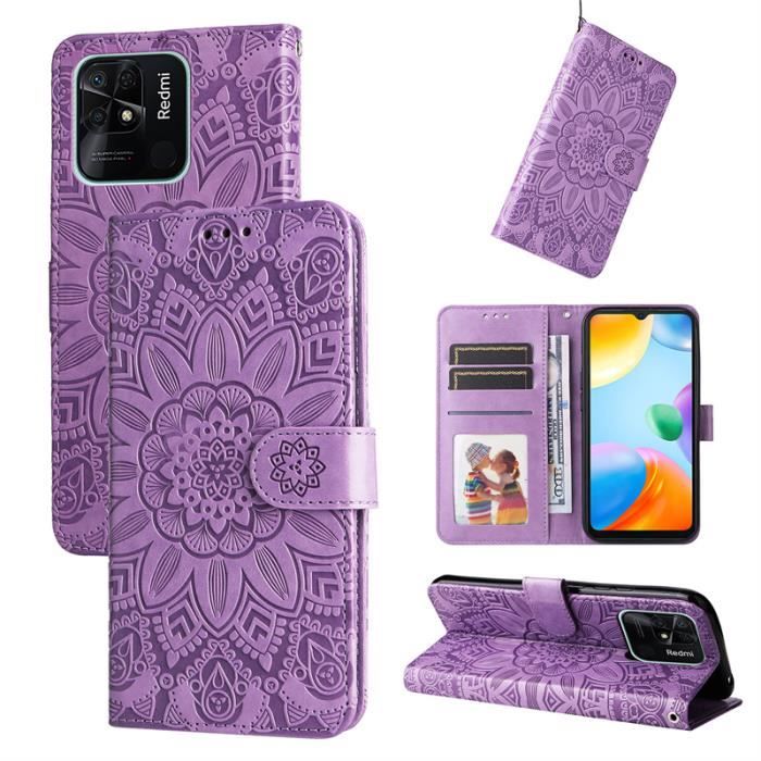 Coque Portefeuille Pour Xiaomi Poco C40 – Étui Cuir Synthétique Noir, Neuf