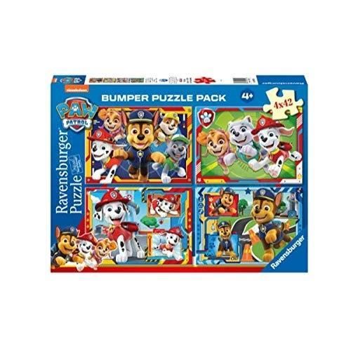 Puzzle - RAVENSBURGER - PAW PATROL - Pack de 4 puzzles - 42 pièces ...