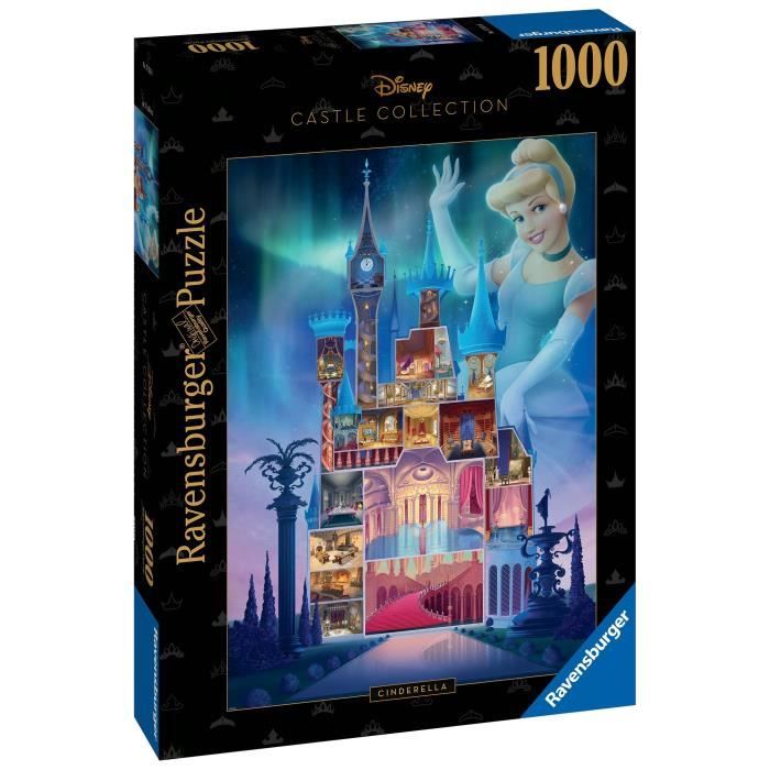 Ravensburger-PRINCESS-Puzzle 1000 pièces - Cendrillon (Collection Château Disney Princ.)-40055561733