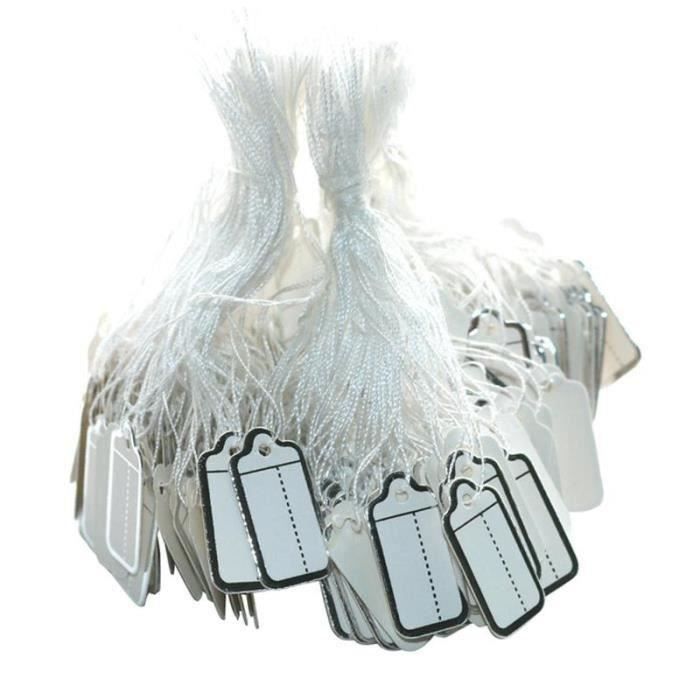 Cersaty 3000 Pièces Attaches Etiquettes 13cm - Plastique Solide Pour Vêtements Et Produits